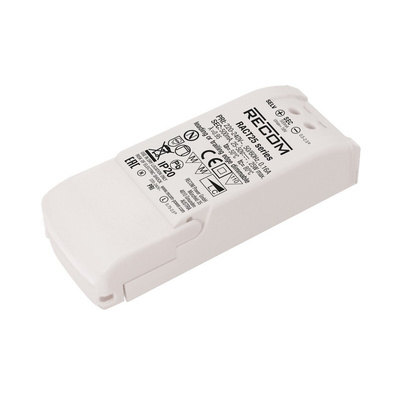 Recom LED Driver, 25 → 50V dc Output, 25W Output, 500mA Output, Constant Current Dimmable