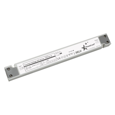 PowerLED LED Driver, 24V Output, 30W Output, 1.25A Output, Constant Voltage