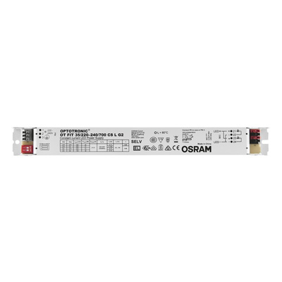 Osram LED Driver, 27 → 51V Output, 35.7W Output, 500 mA, 600 mA, 650 mA, 700 mA Output, Constant Current