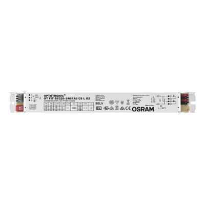 Osram LED Driver, 27 → 51V Output, 53.6W Output, 1.05 A, 800 mA, 900 mA, 975 mA Output, Constant Current