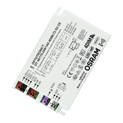 Osram LED Driver, 15 → 56V Output, 40W Output, 70 → 1050mA Output, Constant Current Dimmable