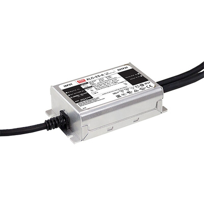 MEAN WELL LED Driver, 22 → 54V Output, 25W Output, 700mA Output, Constant Current Dimmable