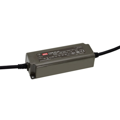 MEAN WELL LED Driver, 12V Output, 60W Output, 5A Output, Constant Voltage Dimmable