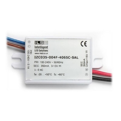 ILS LED Driver, 2 → 12V Output, 4W Output, 350mA Output, Constant Current