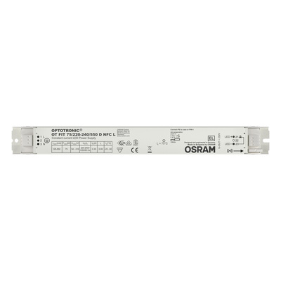 Osram LED Driver, 54 → 216V Output, 100W Output, 0.25 → 0.75A Output, Constant Current