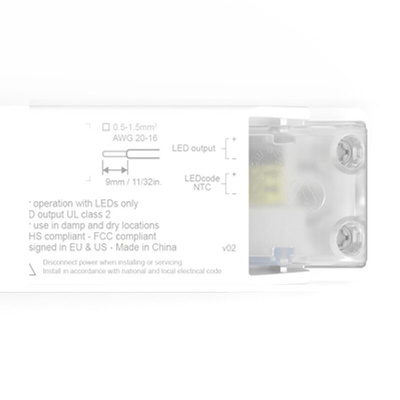 eldoLED LED Driver, 2 → 55V Output, 30W Output, 150 → 1400mA Output, Constant Current Dimmable