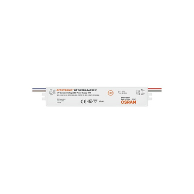 Osram LED Driver, 12.5V Output, 30W Output, 2.5A Output, Constant Voltage