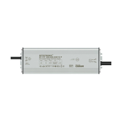 Osram LED Driver, 12.5V Output, 300W Output, 1.8A Output, Constant Voltage