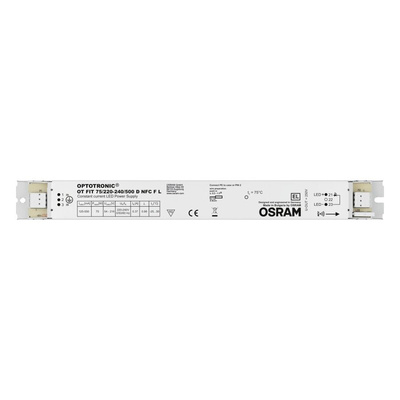Osram LED Driver, 54-216V Output, 75W Output, 125-500mA Output, Constant Current