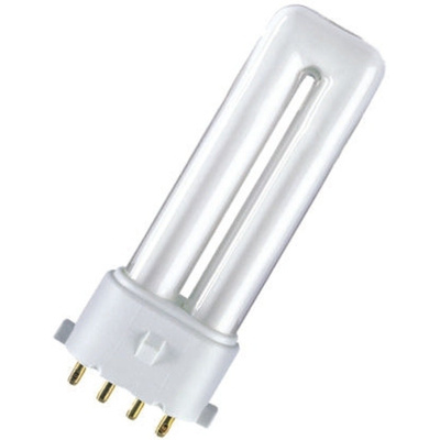 2G7 Twin Tube Shape CFL Bulb, 9 W, 2700K, Extra Warm White Colour Tone
