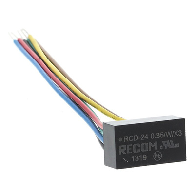 Recom LED Driver, 2 → 35V dc Output, 12.25W Output, 350mA Output, Constant Current Dimmable
