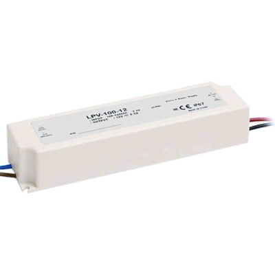 MEAN WELL LED Driver, 48V Output, 100.8W Output, 2.1A Output, Constant Voltage