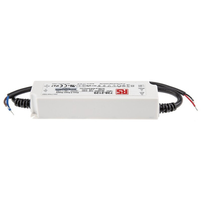 MEAN WELL LED Driver, 48V Output, 60W Output, 1.25A Output, Constant Voltage