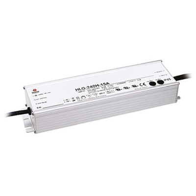 MEAN WELL LED Driver, 48V Output, 240W Output, 2.5 → 5A Output, Constant Voltage Dimmable