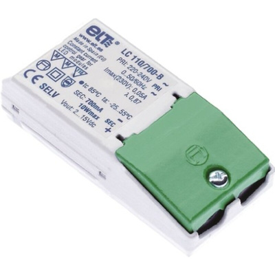 ELT LED Driver, 6 → 16V Output, 10W Output, 700mA Output, Constant Current Dimmable