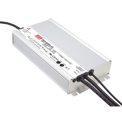 MEAN WELL LED Driver, 6 → 12V Output, 480W Output, 40A Output, Constant Voltage Dimmable
