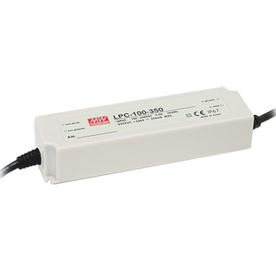 MEAN WELL LED Driver, 48 → 96V Output, 100.8W Output, 1.05A Output, Constant Current