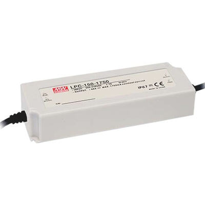 MEAN WELL LED Driver, 74 → 148V Output, 155.4W Output, 1.05A Output, Constant Current