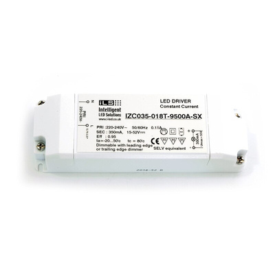 ILS LED Driver, 15 → 52V Output, 18W Output, 350mA Output, Constant Current Dimmable
