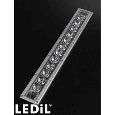 Ledil FN17294_VIOLET-12X1-S, VIOLET-12X1 Series 12-Way LED Lens, 20 °