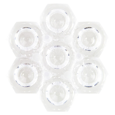 Polymer Optics 125 7-Way LED Lens, 50 ° Collimator Beam