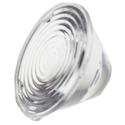 Carclo 10208 LED Lens, 19 ° Medium Angle Ripple, Spot Beam