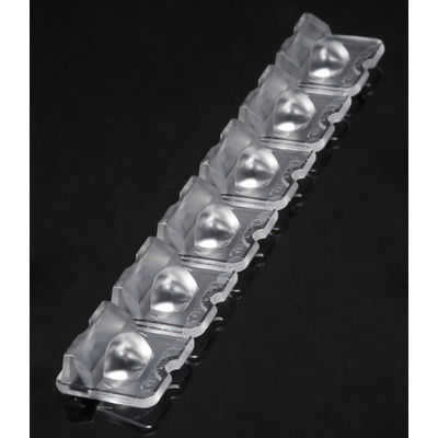 Ledil C14274_SHELLY-T-6X1-WAS, Shelly Series LED Lens, Asymmetric Rectangular Beam