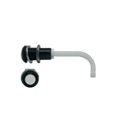 RHD-0700-3500-F9PD67PR Bivar, Panel Mount Right Angle LED Light Pipe, Diffused Round Lens