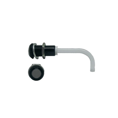 RHD-0700-3500-F9PS67PR Bivar, Panel Mount Right Angle LED Light Pipe, Smoke Round Lens