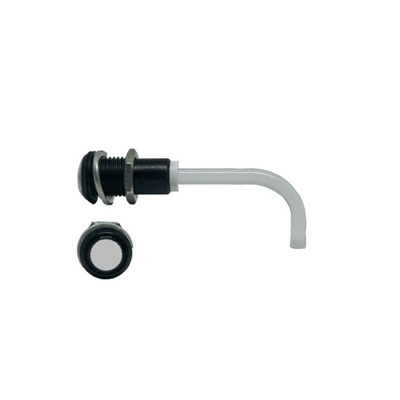 RHD-0900-2500-F9PD67PR Bivar, Panel Mount Right Angle LED Light Pipe, Diffused Round Lens