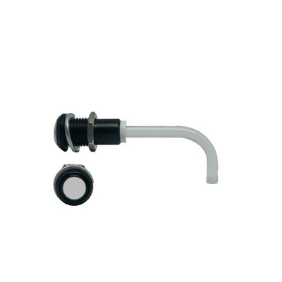 RHD-0900-3000-F9PD67PR Bivar, Panel Mount Right Angle LED Light Pipe, Diffused Round Lens