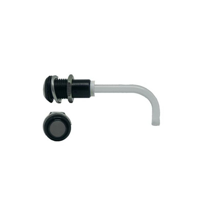 RHD-0900-3000-F9PS67PR Bivar, Panel Mount Right Angle LED Light Pipe, Smoke Round Lens