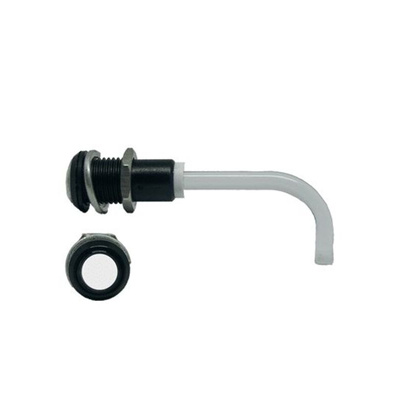 RHD-0900-3500-F9P67PR Bivar, Panel Mount Right Angle LED Light Pipe, Clear Round Lens