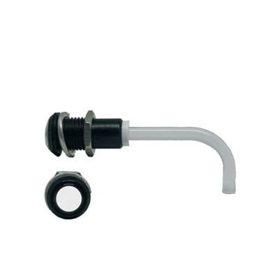 RHD-1100-2000-F9P67PR Bivar, Panel Mount Right Angle LED Light Pipe, Clear Round Lens