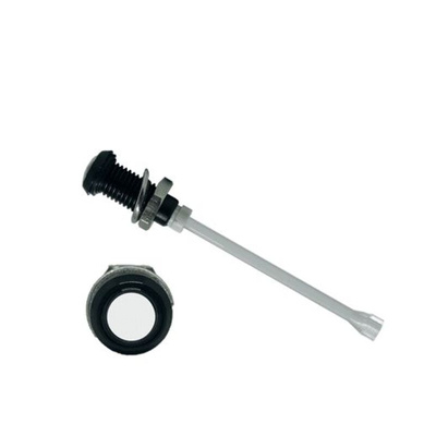 RHD-1140-F9P67PR Bivar, Panel Mount Vertical LED Light Pipe, Clear Round Lens