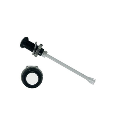 RHD-1640-F9P67PR Bivar, Panel Mount Vertical LED Light Pipe, Clear Round Lens