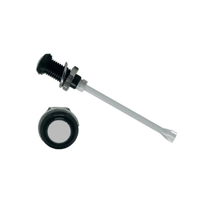 RHD-1660-F6PD67PR Bivar, Panel Mount Vertical LED Light Pipe, Diffused Round Lens