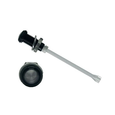 RHD-1890-F9PZ67PR Bivar, Panel Mount Vertical LED Light Pipe, Clear Round Lens