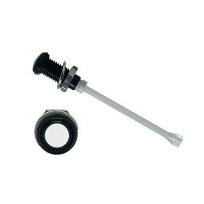 RHD-1910-F6P67PR Bivar, Panel Mount Vertical LED Light Pipe, Clear Round Lens