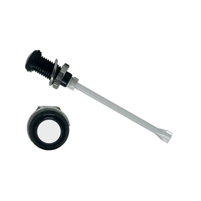 RHD-2140-F9P67PR Bivar, Panel Mount Vertical LED Light Pipe, Clear Round Lens