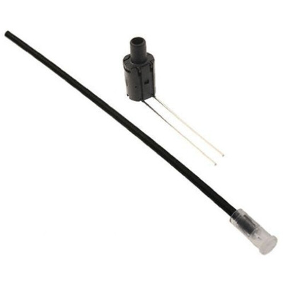 FLP25R6.0-SUR Bivar, PCB Mounted Flexible LED Light Pipe, Clear Flat Lens, Red LED included