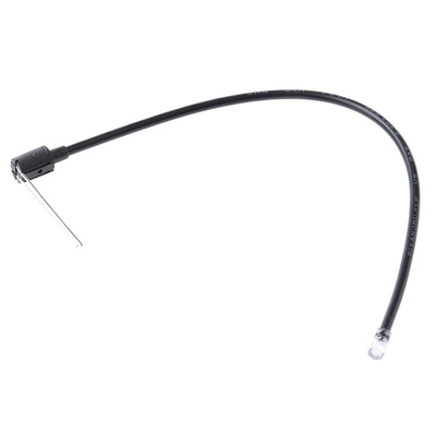 FLPR6.0-SR Bivar, PCB Mounted Flexible LED Light Pipe, Clear Round Lens, Red LED included
