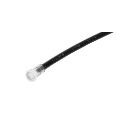 FLPV6.0-SG Bivar, PCB Mounted Flexible LED Light Pipe, Clear Round Lens, Green LED included