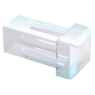 1282.4600 MENTOR, Panel Mount LED Light Pipe, Clear Square Lens