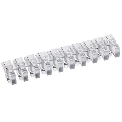 1273.1010 MENTOR, PCB Mounted 10-Way Right Angle LED Light Pipe, Clear Rectangle Lens