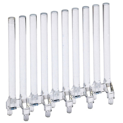 1272.1030 MENTOR, PCB Mounted 10-Way LED Light Pipe, Clear Round Lens