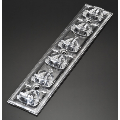 Ledil C13140_STRADA-T-6X1-DWC, Strada-Module Series LED Lens, Asymmetric Rectangular Beam