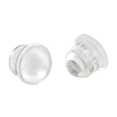 PLW5-9MM Bivar, Panel Mount LED Light Pipe, Clear Round Lens