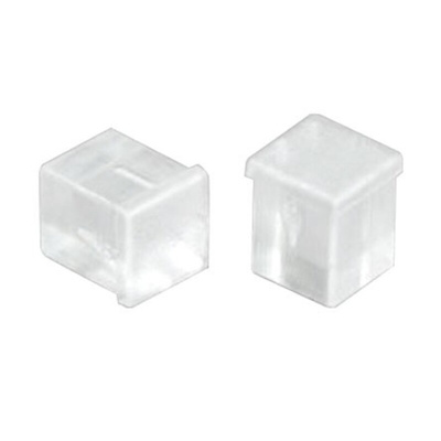 PLPQ2-10MM-FF Bivar, Panel Mount LED Light Pipe, Clear Square Lens