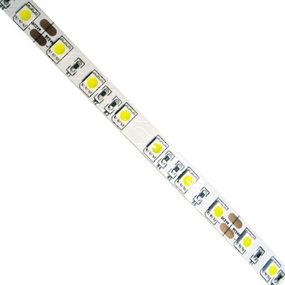 JKL Components 24V dc White LED Strip Light, 3800 → 4300K Colour Temp, 5m Length